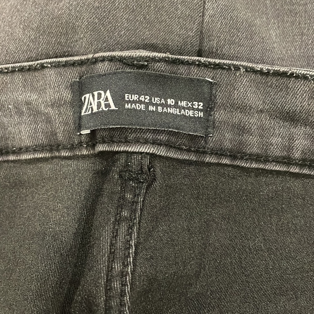Zara Black Skinny Jeans (EUR 42 USA 10) - Picture 5 of 7